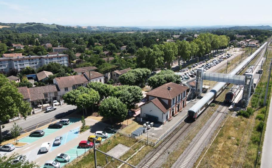 En Occitanie, la gare de Carbonne transformée en pôle d’échanges multimodal par Eiffage Route