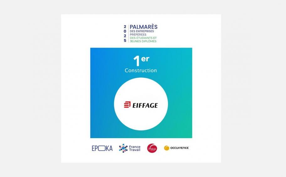 Eiffage, Voted Students’ and Young Graduates’ Favorite Company