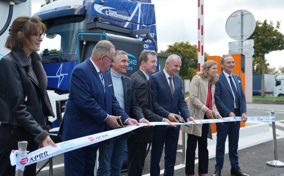 European first for APRR and ENGIE for an electric truck corridor