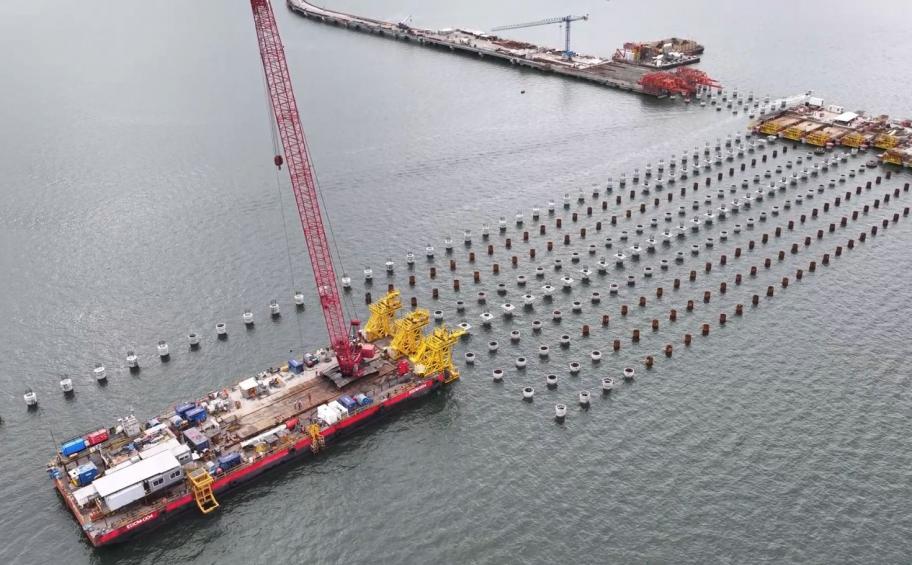 In Colombia, on the Puerto Antioquia project, 650 piles have been driven!