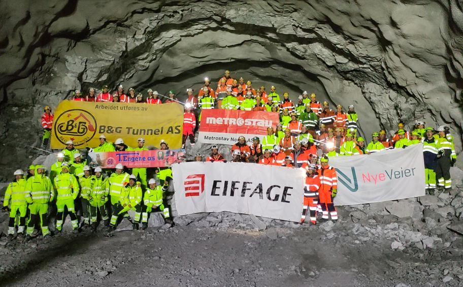 In Norway, Eiffage Génie Civil has completed the breakthrough of the Grenland tunnel.