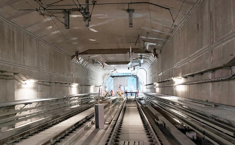 Opération coup de poing pour Eiffage Rail sur le chantier EOLE !