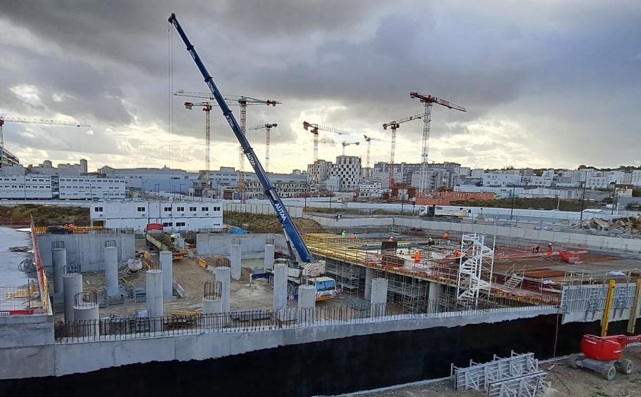 À Vitry-sur-Seine (94), Eiffage Génie Civil participe au projet de la « Rampe des Ardoines »