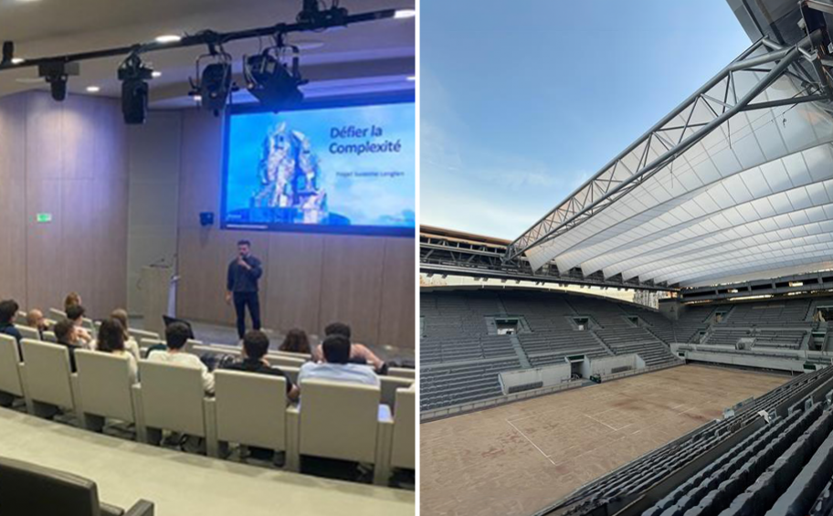 Les étudiants de l’école d’ingénieurs Builders de Caen (14) ont assisté au retour d’expérience du projet « Suzanne Lenglen »