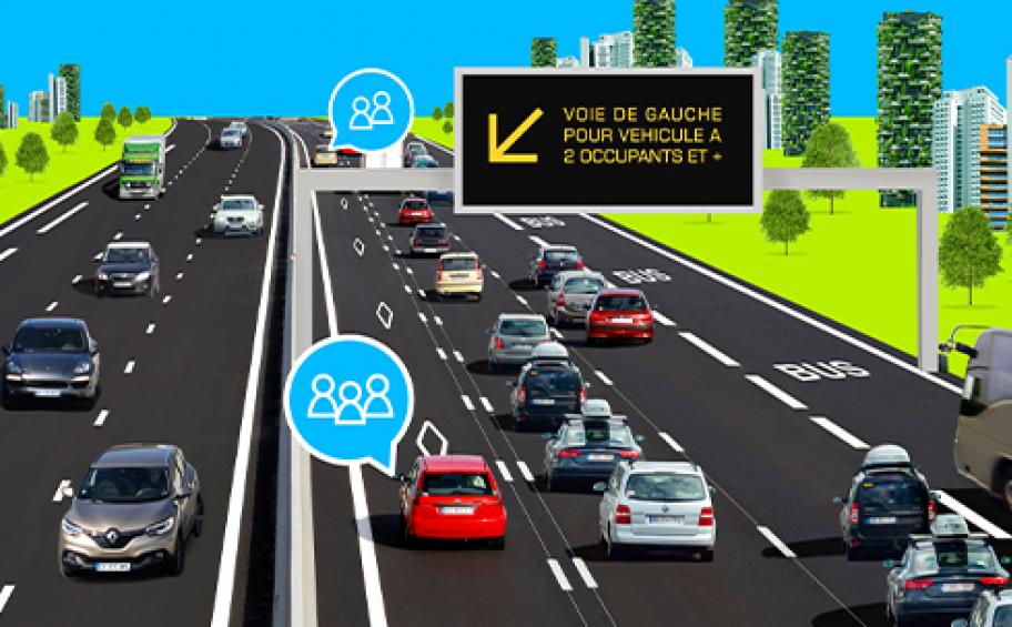 An experiment to open the way for carpooling!