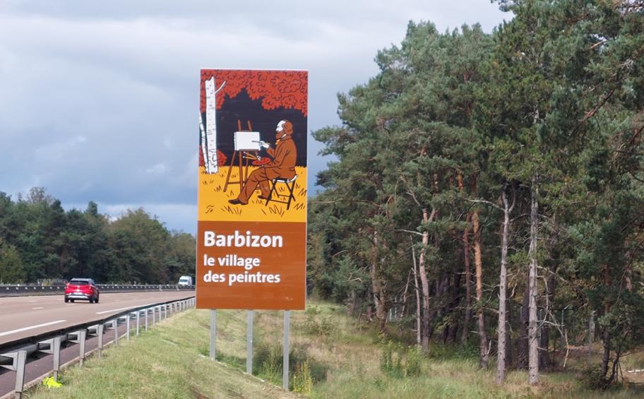 L'autoroute devient une galerie d'art en mouvement