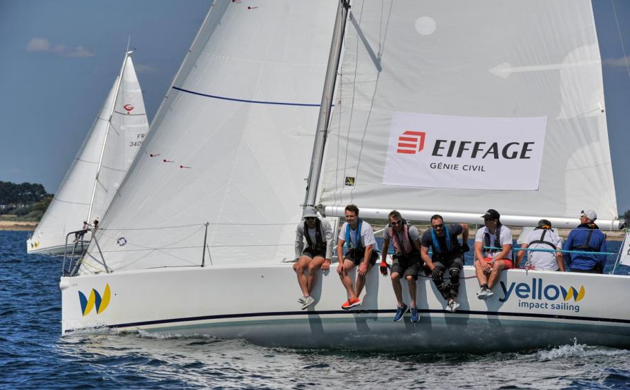 L'équipage Eiffage Génie Civil arrive 6ème à la 34ème Baticup