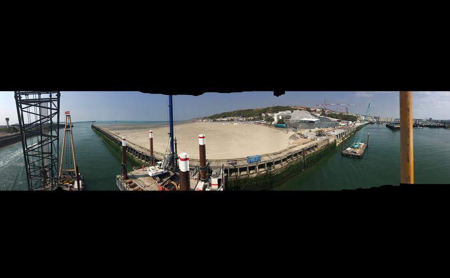 ETMF and Eiffage Génie Civil on the waterfront in Boulogne-sur-Mer