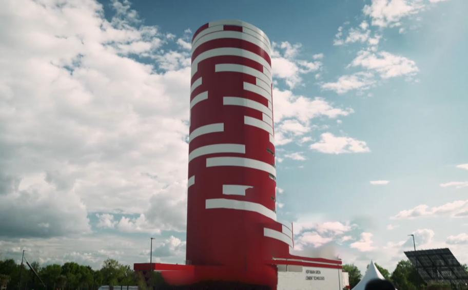 À Bournezeau (85), Eiffage Génie Civil a participé à l’inauguration de l’usine verticale H2 en ciment décarboné