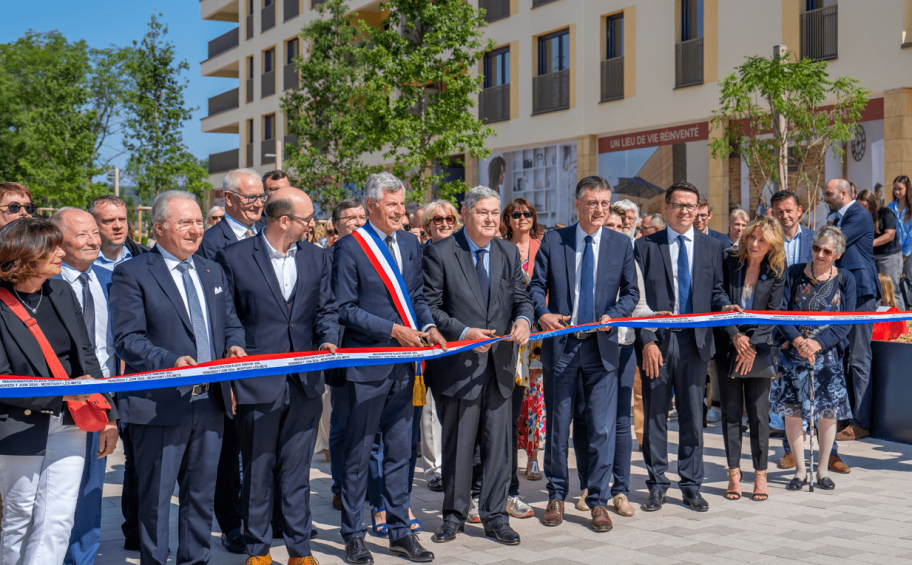 Inauguration de la place Simone Veil dans l'ÉcoQuartier Lizé de Montigny-lès-Metz