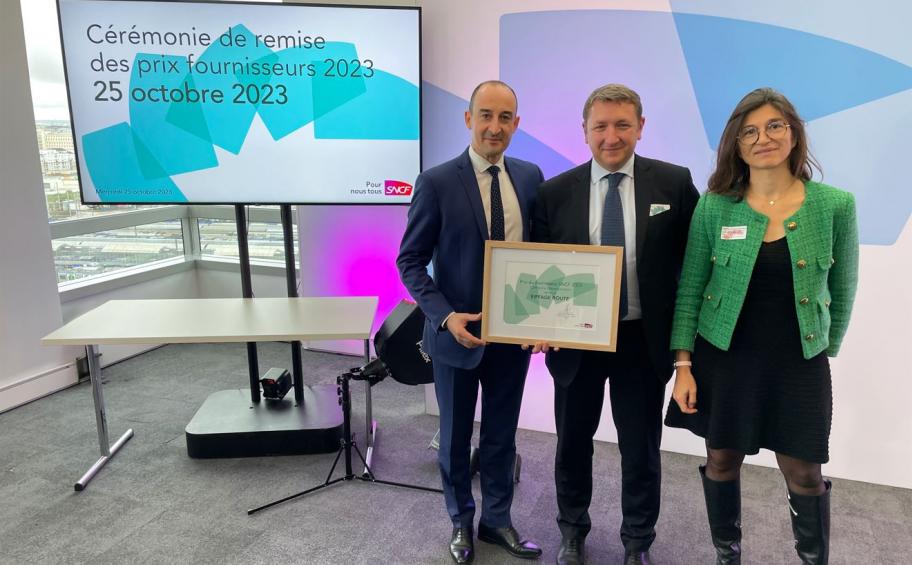 Eiffage Route wins the prestigious SNCF 2023 Supplier Awards!