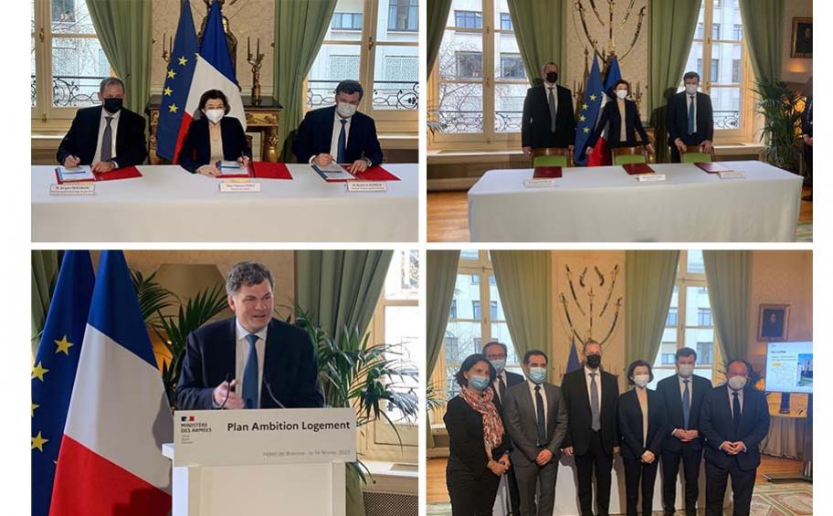 Eiffage / Arcade-VYV consortium signs concession with the French Ministry of Armed Forces to manage its housing stock in France