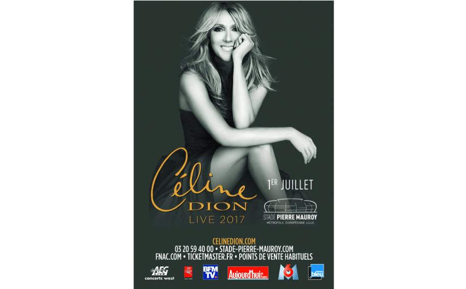 Céline Dion concert at the Pierre-Mauroy Stadium (Lille)