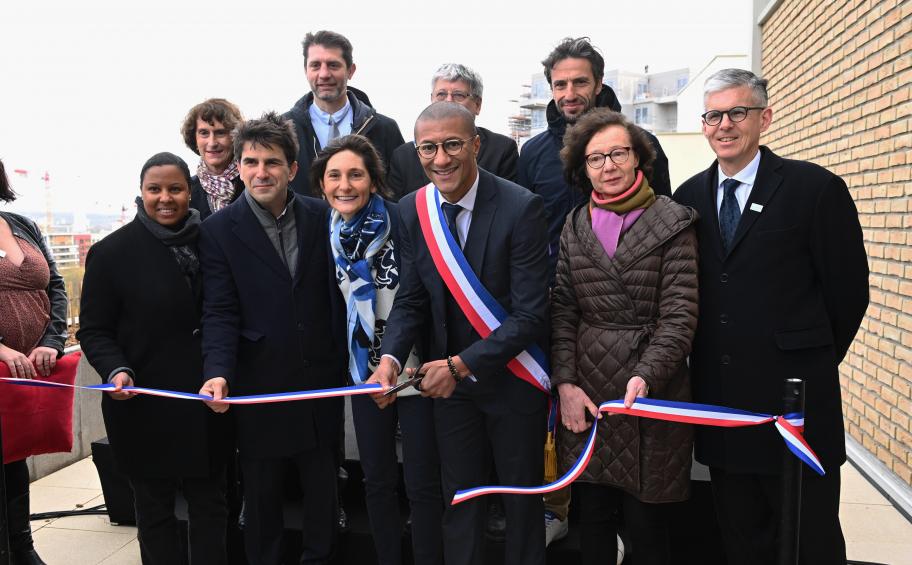 Inauguration de la résidence étudiante Paulette Fost au coeur du Village des Athlètes
