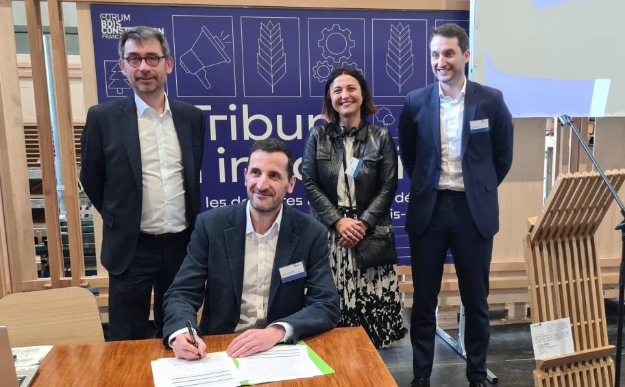 L’ESB, Urbain des Bois, Eiffage Construction et Saint-Gobain lancent la Chaire Industrielle « ECORCE »