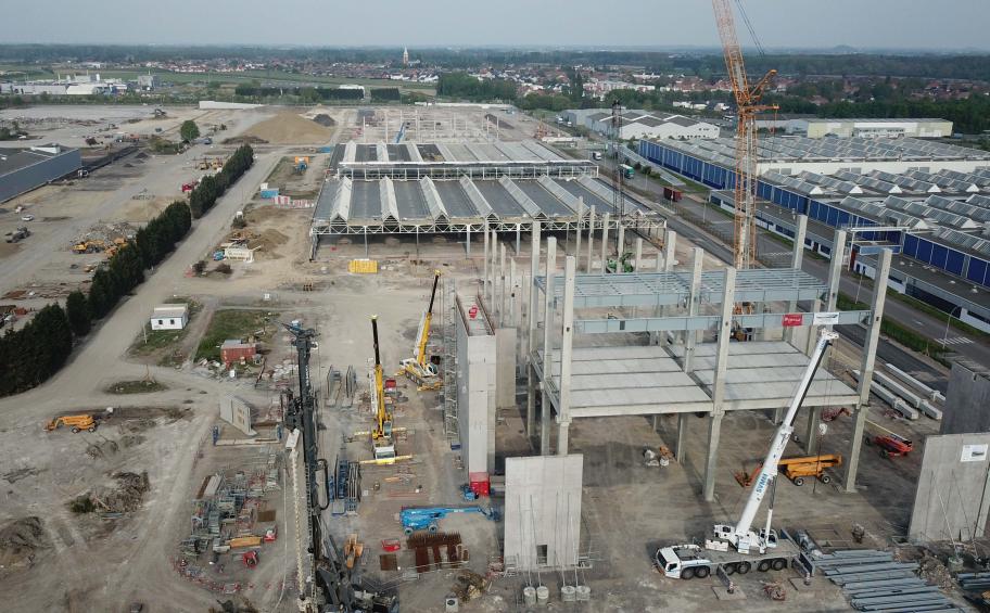 Eiffage participe à la construction d’une gigafactory de batteries électriques pour ACC à Douvrin/Billy-Berclau