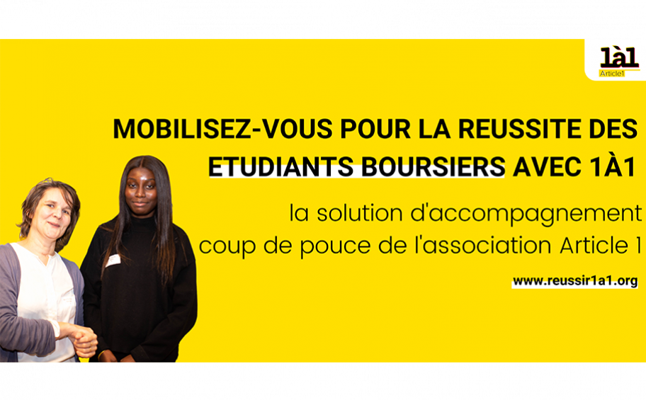 Eiffage Foundation and Article 1 call for volunteers: give a helping hand to a student
