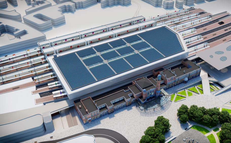 Eiffage, in a consortium, wins the contract to transform the Gent-Sint-Pieters railway station in Belgium