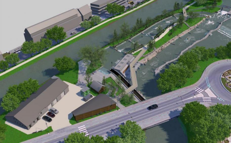 Paris Games: Eiffage modernizes Cesson-Sévigné whitewater stadium