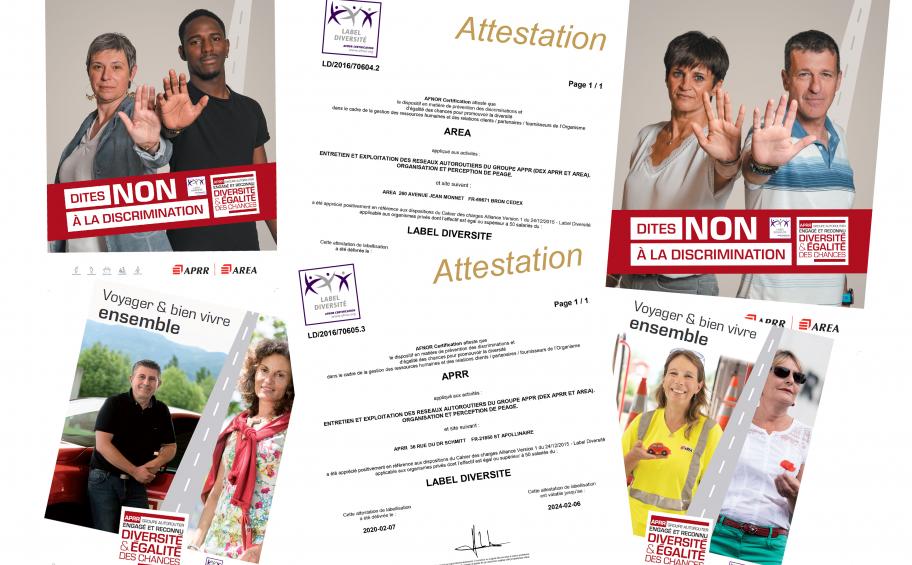Diversity Label confirmed for APRR & AREA