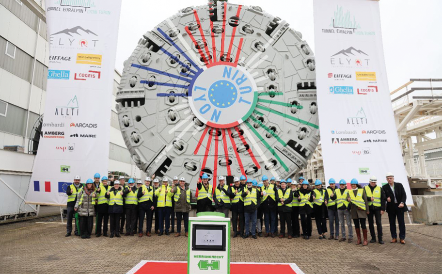Livraison du premier tunnelier à gripper sur le lot CO5 Lyon Turin