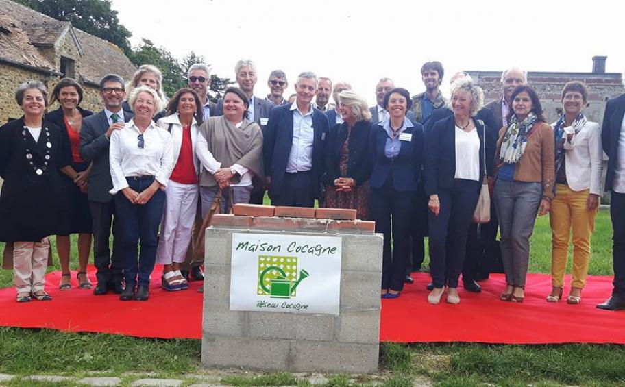 Eiffage Foundation: Maison Cocagne foundation stone laid in Vauhallan