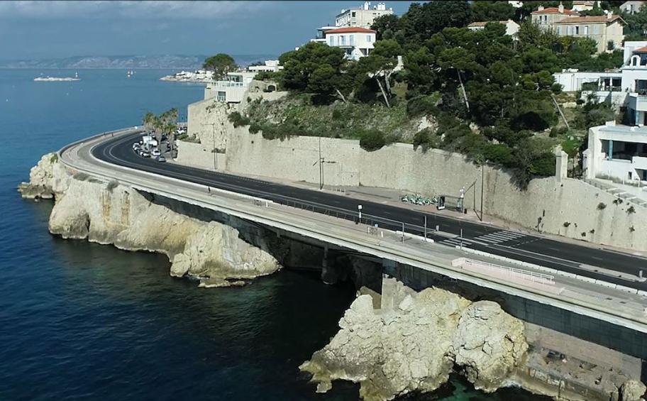 Eiffage Route rénove la corniche Kennedy avec Bioklair®