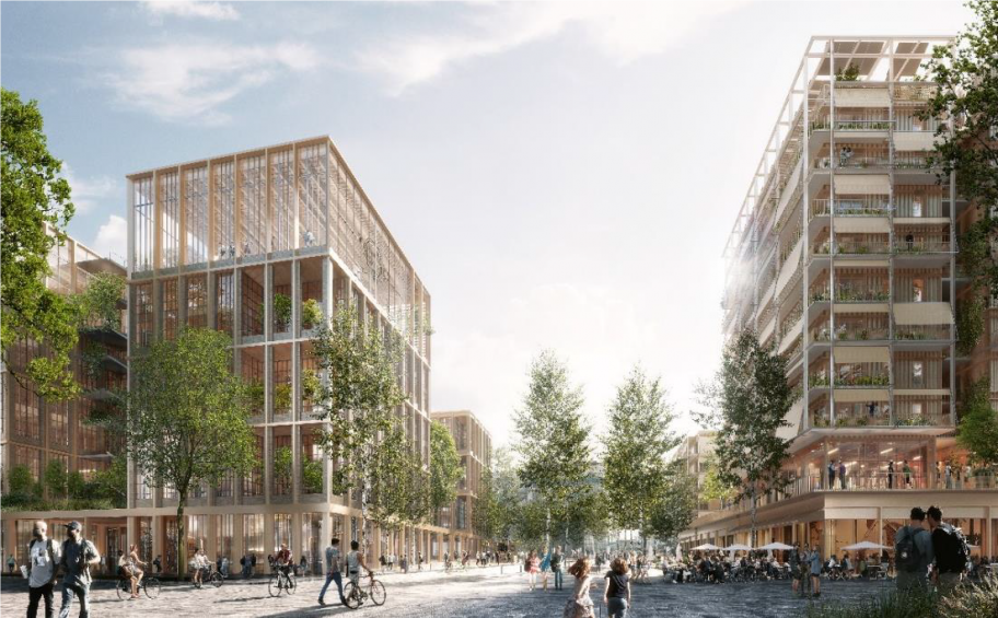 Nexity, Eiffage, CDC Habitat, EDF and Groupama win the contract to build sector E of the olympic and paralympic village for the Paris 2024 games