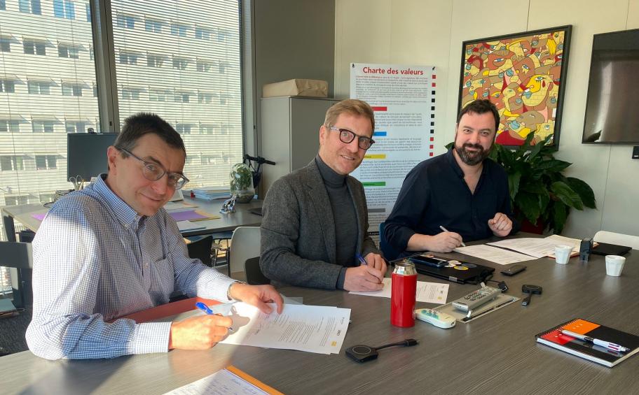 Eiffage Construction, Demcy et Cycle Up engagent une collaboration opérationnelle pour faire émerger des filières de reconditionnement de matériaux de réemploi