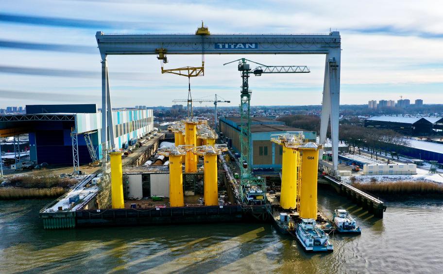 Eiffage Métal and Smulders have won the contract to manufacture the 62 transition pieces for the Yeu and Noirmoutier islands wind farm
