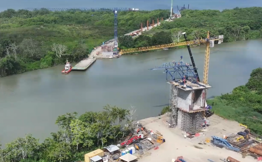 Eiffage Génie Civil Marine sur le projet Antioquia en Colombie