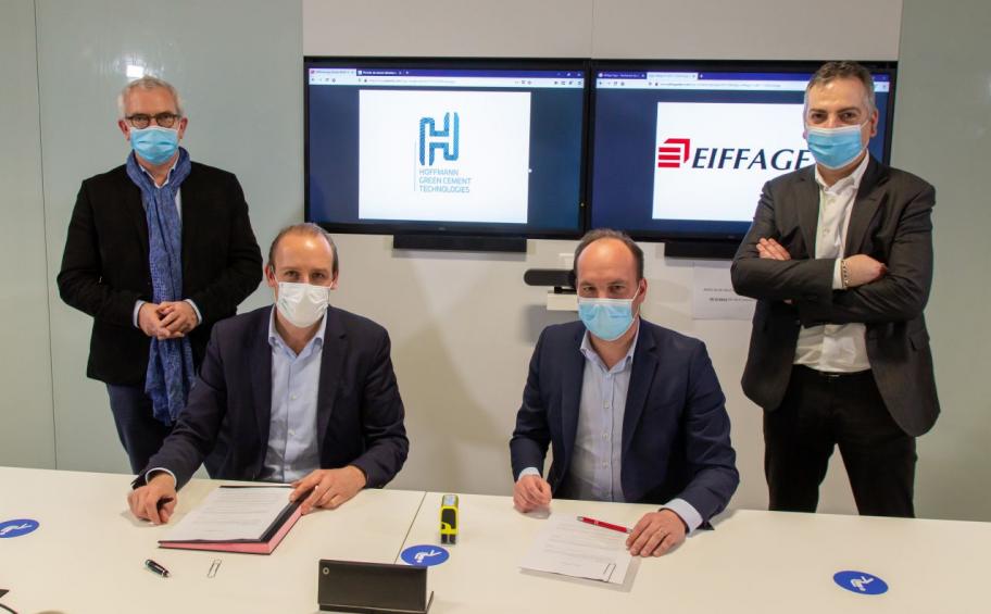 Hoffmann Green Cement Technologies signs a 3-year cement supply contract with Eiffage Génie Civil