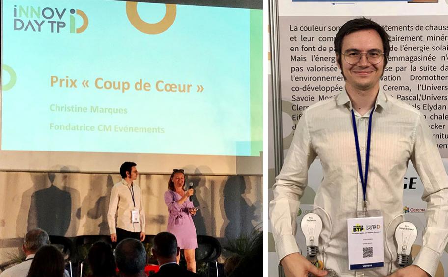Dromotherm® remporte les prix "Résilience" et "Coup de cœur" lors d'Innov Day TP
