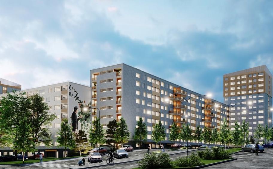 Eiffage Construction participates in the eco-rehabilitation of 399 homes in the Fontaine d'Ouche district of Dijon