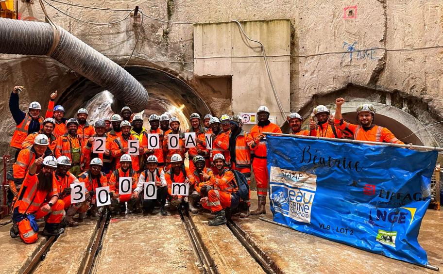 Eiffage Génie Civil a creusé les 3 premiers kilomètres de tunnel du lot 2 de VL8